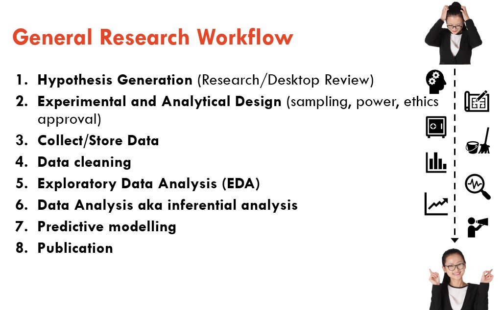 General research workflow